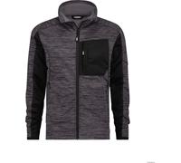 Chaqueta de punto DASSY CONVEX, tejido de forro polar, talla XS, color gris antracita/
