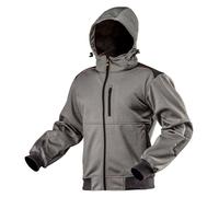 Chaqueta de trabajo Softshell con capucha desmontable, talla S