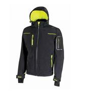 U-Power Chaqueta trabajo hombre SPACE con zip Softshell hidrófuga transpirable 96%poliéster 4%spandex