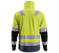 Chaqueta unisex snickers allroundwork highvis - amarillo/azul marino - talla 40