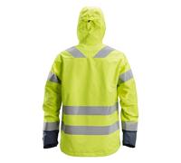 Chaqueta unisex snickers allroundwork highvis - amarillo/azul marino - talla 52