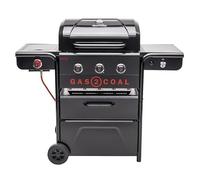 Char-Broil Barbacoa híbrida Gas2Coal Special Edition 3 para gas y carbón | Cambio sin herramientas en 60 s, Quemador Sear cerámico 900 °C, Plancha extra, Parrillas de hierro fundido