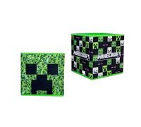 Character World Cajas de almacenaje con licencia oficial Minecraft, 2 pack Cubos de almacenaje plegables| Perfecto para organizar la habitación de los niños, cuarto de juegos infantil, 30 x 30cm