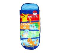 Character World Pokemon ReadyBed - Cama de Aire Inflable y Saco de Dormir con Bomba para niños, colchón de Viaje para Fiestas de Pijamas y Camping o Uso doméstico