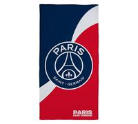 Character World Toalla de fútbol con Licencia Oficial del Paris Saint-Germain FC | Tacto Supersuave, diseño Tackle hogar, el baño, la Playa y la Piscina | 100% algodón | 150 cm x 75 cm