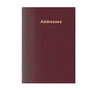 Charfleet AB86K Dataday A5 Eleganza Libreta de Direcciones, Negro