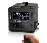 Charmline generador de ozono inteligente para eliminar olores en habitaciones, coches, zonas para mascotas y sótanos, professional ozone machine con mando a distancia, 60.000 mg/h, Negro