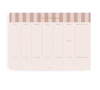 Charuca - Planificador Semanal A4 sin Fechas | Organizador de Escritorio Chic y Papel 100g | 60 Hojas - Hecho en España con Amor (PANAMERA PINK)