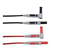Chauvin Arnoux - Cable de medición con conector recto/angular de 4 mm (silicona de 1,5 m)