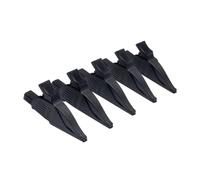 Chauvin Arnoux P01102099 - Pinza de cocodrilo macho de 4 mm CAT III, CAT IV, color negro