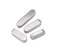 Chavetas para ejes de acero Parallel Keys 304 Llave plana de acero inoxidable M3-M16 Surtido varios tamaños(5x5x40mm 5PCS)