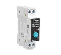 Chayo ZigBee Protocolo Smart Relais Interruptor de carril, 16 A/1P+N/240 | Temporizador fácil control remoto a través de la aplicación, automatización inteligente del hogar. Con medición de corriente