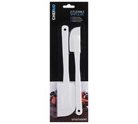 Chef Aid - Espátula de Cocina (Flexible, 2 Unidades), Color Blanco
