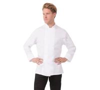 Chef obras b649-xxl Calgary Cool Vent Unisex chaqueta de cocinero, 2 x -Large, blanco