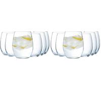 Chef&Sommelier - 6 vasos, 35 e sonoro superior - modernos y elegantes, para agua y gaseosa - Colección Primary - Muy resistentes - Transparencia absoluta (Paquete de 2)
