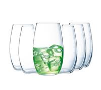 Chef&Sommelier - 6 vasos, 40 e sonoro superior - modernos y elegantes, para agua y gaseosa - Colección Primary - Muy resistentes - Transparencia absoluta