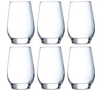 CHEF & SOMMELIER ABSOLUTY Caja 6 Vasos Altos Krysta 37CL Transparente Brillo Brillo excepcional Ecológico Transparent 37cl