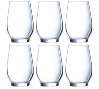 CHEF & SOMMELIER ABSOLUTY Caja 6 Vasos Altos Krysta 45CL Transparente Brillo Brillo excepcional Ecológico Transparent 45cl