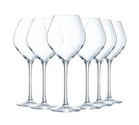 Chef&Sommelier Cheer Up - Juego de 6 copas de vino tinto (55 iseño moderno y elegante, resistencia al agua estándar