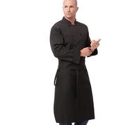 Chef Works A577 Executive Chefs - Delantal, color negro