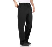 Chef Works A674-M - Pantalón de Chef Ejecutivo, Mediano, Color Negro