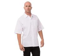 Chef Works A912-M Cool Vent Chefs - Camisa de Cocina (tamaño Mediano), Color Blanco