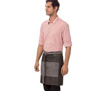 Chef Works AB034-IBL-0 Manhattan - Delantal, AW046-BLK-0