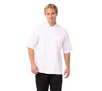 Chef Works Abrigo de chef Tivoli para hombre (KNSS)