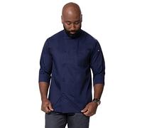 Chef Works Abrigo de cocina Marruecos para hombre, azul marino, S
