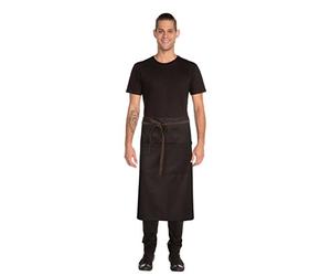 Chef Works ALWWT021-BNB-0 Wet Look Boulder Bistro Delantal, negro