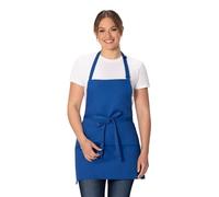 Chef Works - Delantal unisex de tres bolsillos, color real, talla única