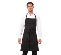 Chef Works F8. Delantal de carnicero de color negro