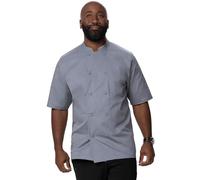 Chef Works Montreal Cool Vent - Chaqueta de cocinero para hombre, gris, M