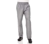 Chef Works Pantalón de Chefs Nbcp000l para Hombre, Negro, L UK