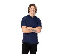 Chef Works Springfield Chef Coat Abrigo, Azul Marino, XL para Hombre