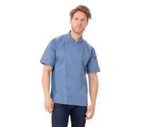 Chef Works Springfield Chef Coat Chaqueta, Azul Celeste, L para Hombre