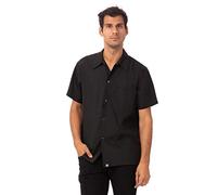 Chef Works Utility Camisa de cocina unisex, Negro -, Large