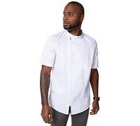 Chef Works Varkala - Chaquetilla de chef para hombre, Blanco, Medium
