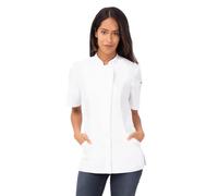 Chef Works Women's Roxby Chef Coat, White, Small