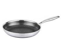 Cheffinger, sartén de 32 cm con revestimiento de panal y mango largo, color plateado