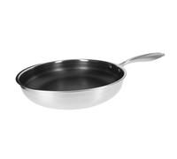 Cheffinger Sartén Inoxidable con Revestimiento Antiadherente 28 cm, Plata