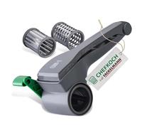 Chefkoch - Rallador para verduras, queso o frutos secos - Rallador con manivela y 3 inserciones para rodajas, rallador grueso y fino - Fácil llenado gracias a su gran apertura
