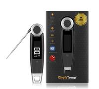 ChefsTemp Finaltouch X10 - Termómetro de carne de lectura instantánea de 1 segundo, selecciones de influencer, termómetro digital profesional para cocina, cocina, cocina, parrilla, barbacoa, ahumador,
