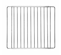CHEFZOCO Bandeja extensible para horno, Parrilla ajustable para horno, Rejilla extensible Horno, Bandeja horno universal, Apta par a la mayoría horno, ancho de 370 a 640 mm, Fondo fijo de 305mm