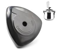 CHEFZOCO Pomo olla adaptable a magefesa tradicional, Pomo Triangular Convencional para ollas de presión, Compatible con olla tradicional Magefesa, Negro, No incluye tornillo