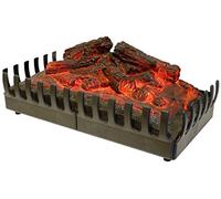 CHEMIN'ARTE Chimenea eléctrica con Fuego de leña Leds, Chimenea Decorativa, bajo Consumo 5W, Inserto de Chimenea, 45x23x22cm
