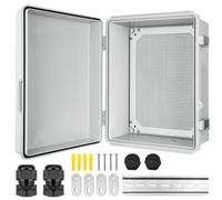 CHENGPI Caja Electrica Exterior, IP65 Caja Cuadro Electrico, Caja de Derivación de Montaje en Superficie, 330×430×180MM