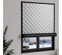 CHENMIAO Aislante Termico Ventanas 110 x 145 cm Protección contra El Frío, Mantener El Calor Kit Película Aislamiento Ventana Esencial de Invierno, Fácil Instalación Personalizable, Gris