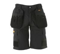 DeWalt Pantalones cortos Cheverley ligeros de polialgodón gris cintura 36 pulgadas