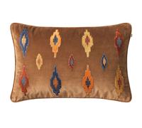 Chhatwal & Jonsson Funda de cojín Dipu 40x60 cm Cognac multi